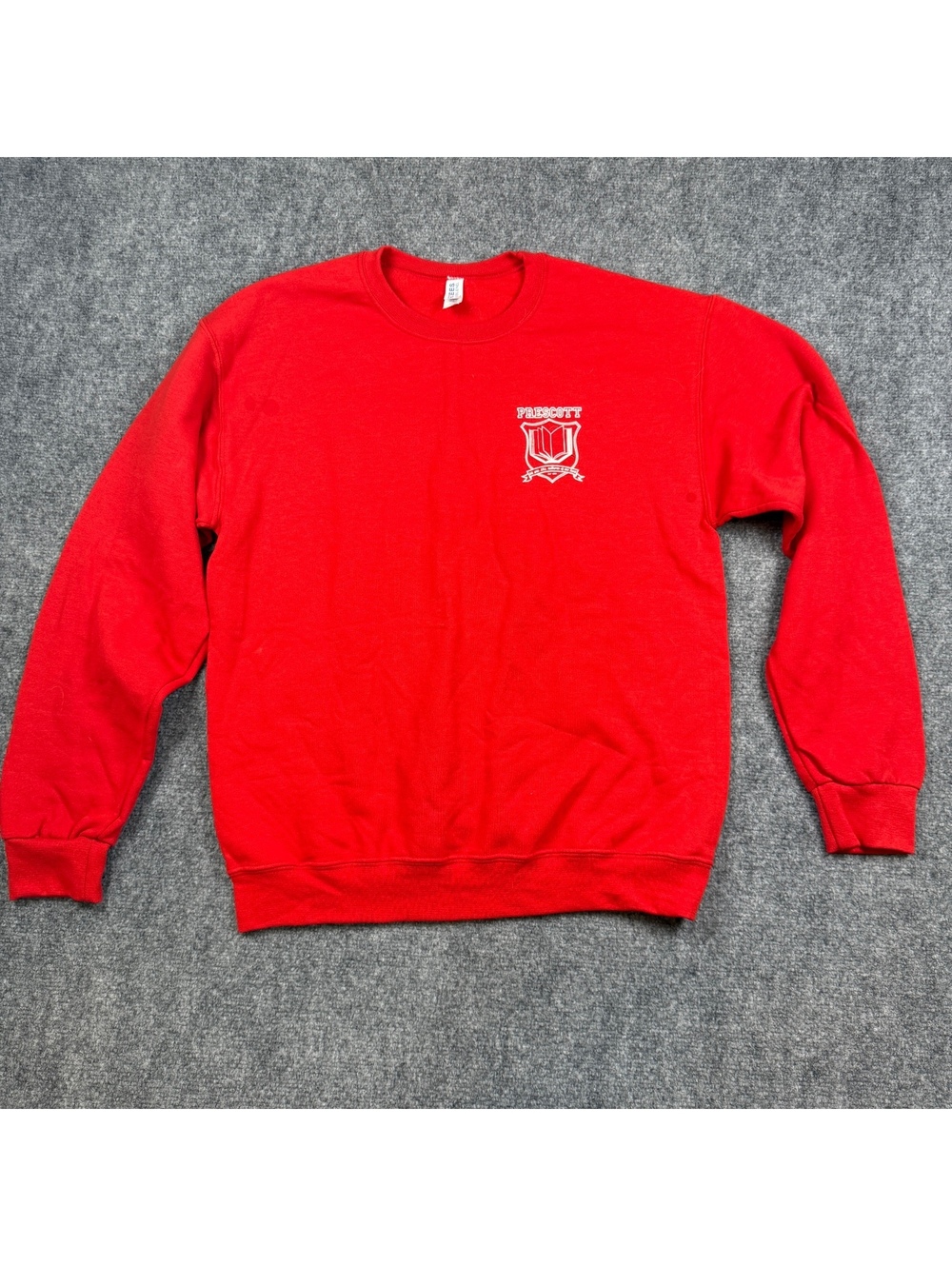 Jerzees Nublend Prescott Red Crewneck Sweatshirt Medium